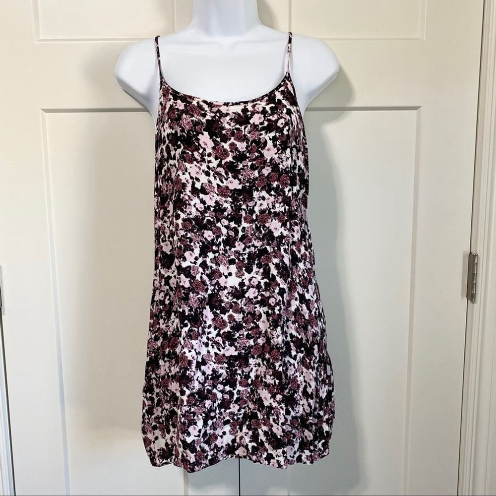 FOREVER 21 floral spaghetti strap dress mini size small